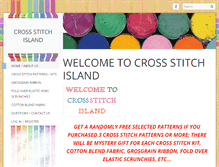 Tablet Screenshot of crossstitchisland.com